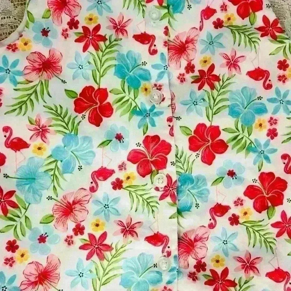 Little Me Child Size 18 Months MultiColor Flamingo Two-Piece Outfit - Picture 11 of 16